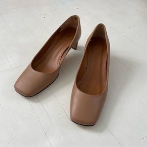 ATP Atelier square toe pumps. 38